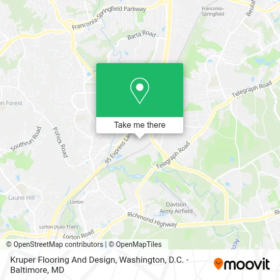Kruper Flooring And Design map