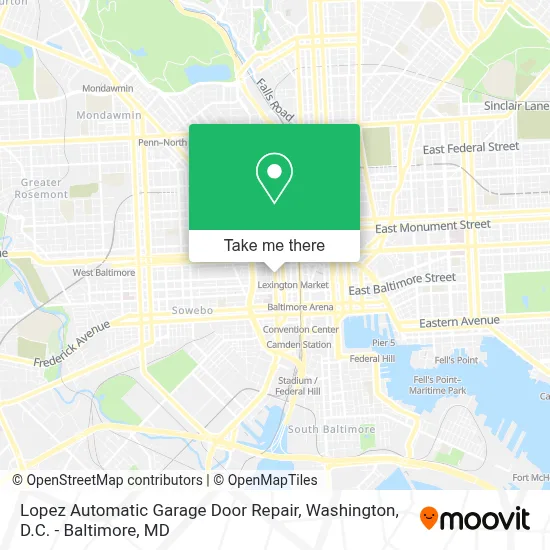 Lopez Automatic Garage Door Repair map