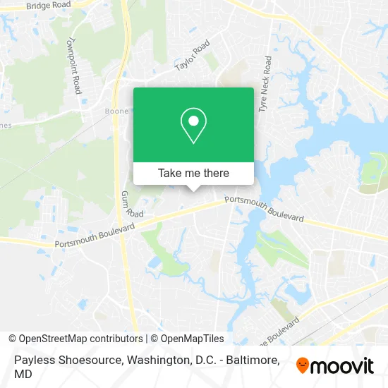 Payless Shoesource map