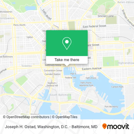Joseph H. Ostad map