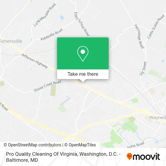 Pro Quality Cleaning Of Virginia map