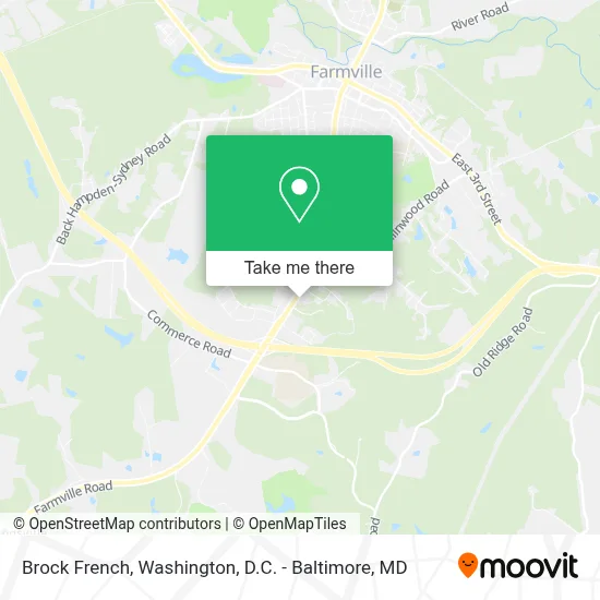 Brock French map