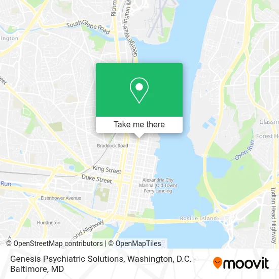 Genesis Psychiatric Solutions map