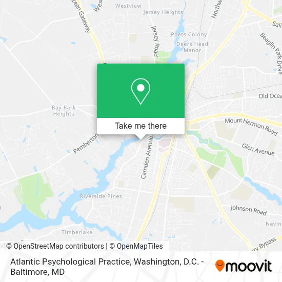 Atlantic Psychological Practice map