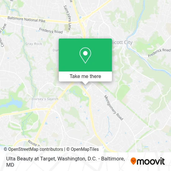 Ulta Beauty at Target map