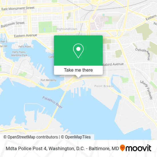 Mdta Police Post 4 map