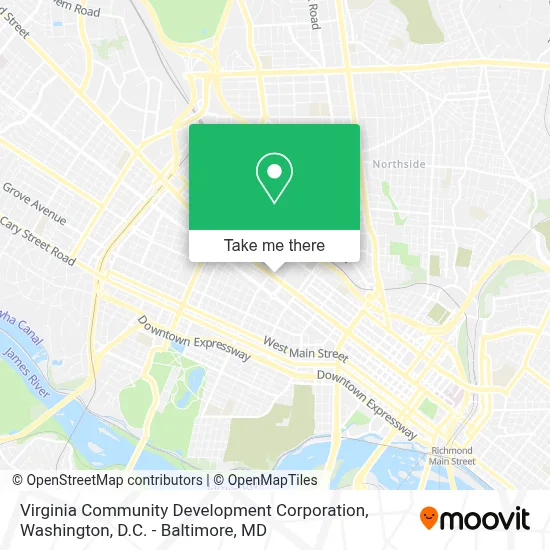 Virginia Community Development Corporation map