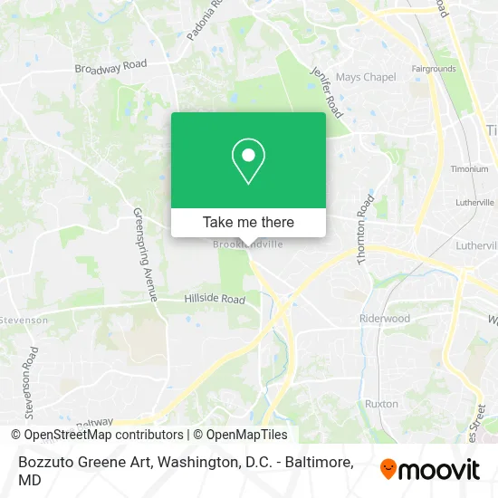 Bozzuto Greene Art map