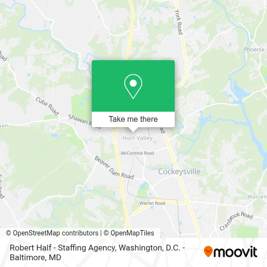 Robert Half - Staffing Agency map