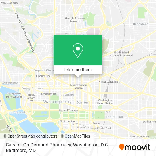 Caryrx - On-Demand Pharmacy map