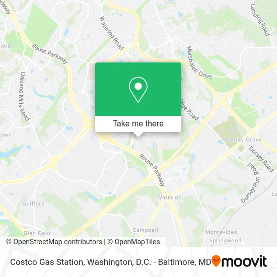 Costco Gas Station map