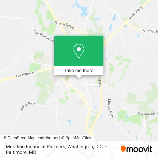 Meridian Financial Partners map