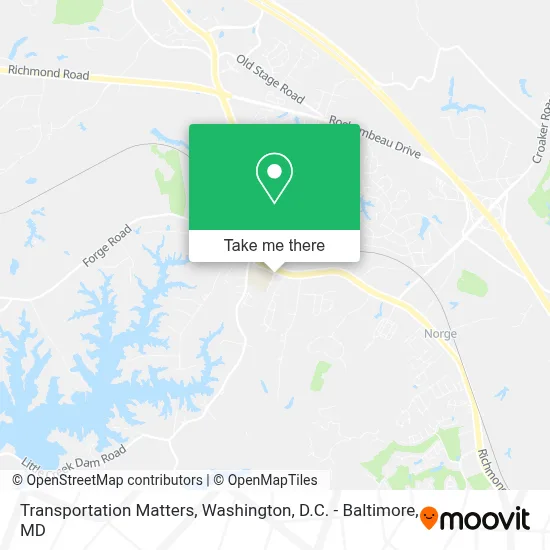 Transportation Matters map