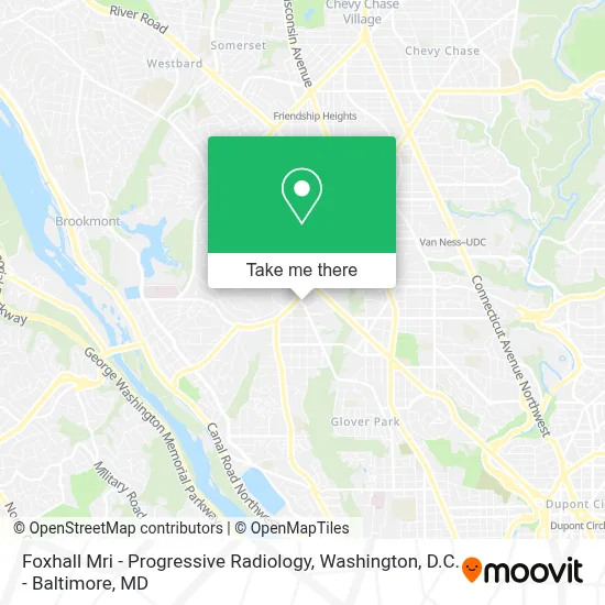 Foxhall Mri - Progressive Radiology map