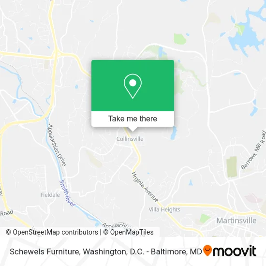 Schewels Furniture map