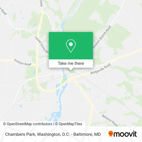 Chambers Park map