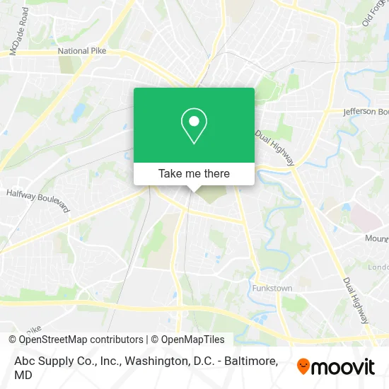 Abc Supply Co., Inc. map