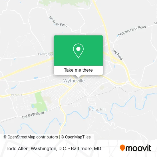Todd Allen map