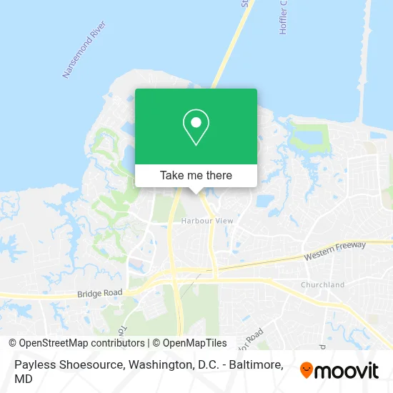Payless Shoesource map