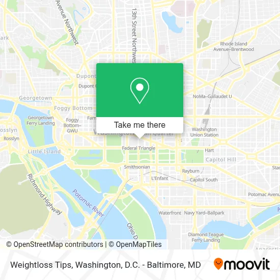 Weightloss Tips map