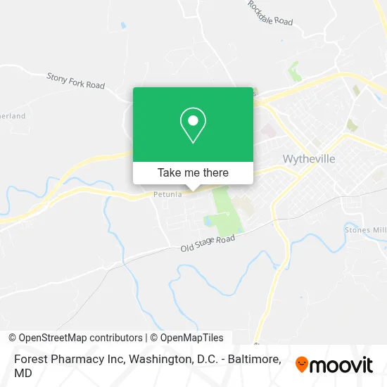 Forest Pharmacy Inc map