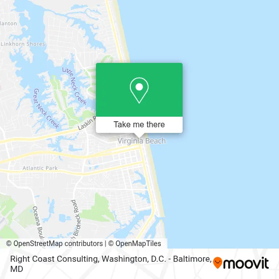 Right Coast Consulting map