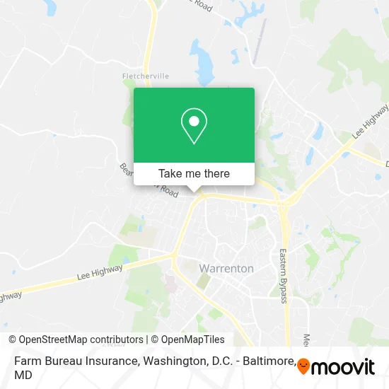 Farm Bureau Insurance map