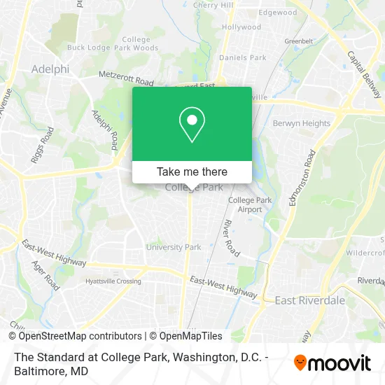 The Standard at College Park map