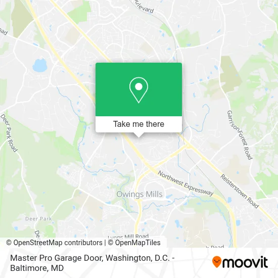 Master Pro Garage Door map
