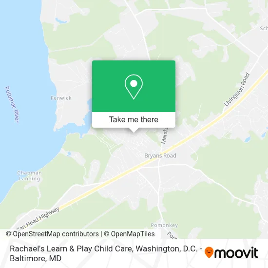 Rachael's Learn & Play Child Care map