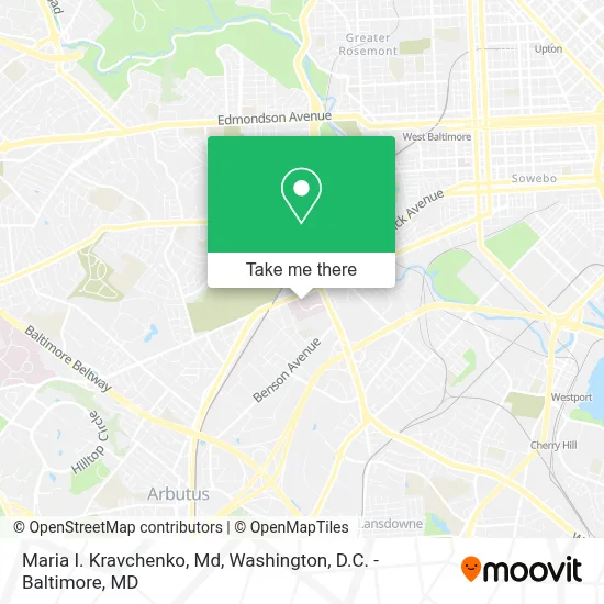 Maria I. Kravchenko, Md map