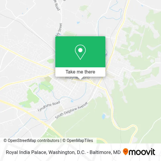 Royal India Palace map