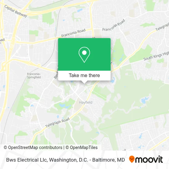 Bws Electrical Llc map