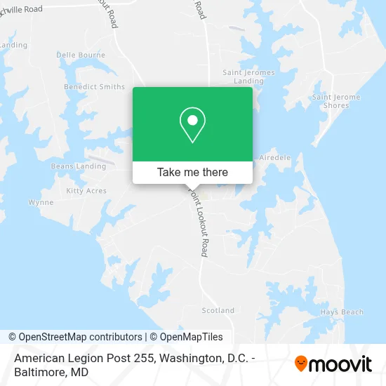 American Legion Post 255 map