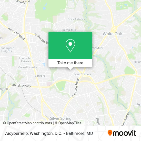 Aicyberhelp map