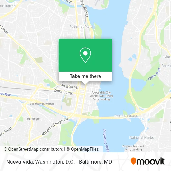 Nueva Vida map