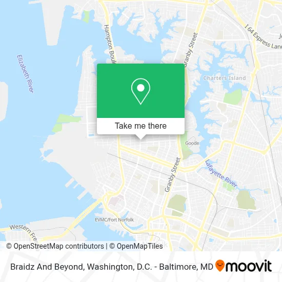 Braidz And Beyond map