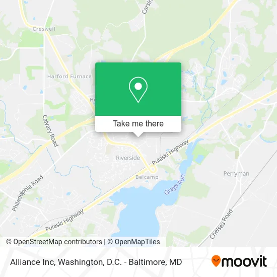 Alliance Inc map