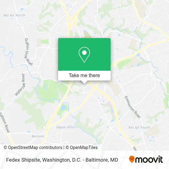Fedex Shipsite map