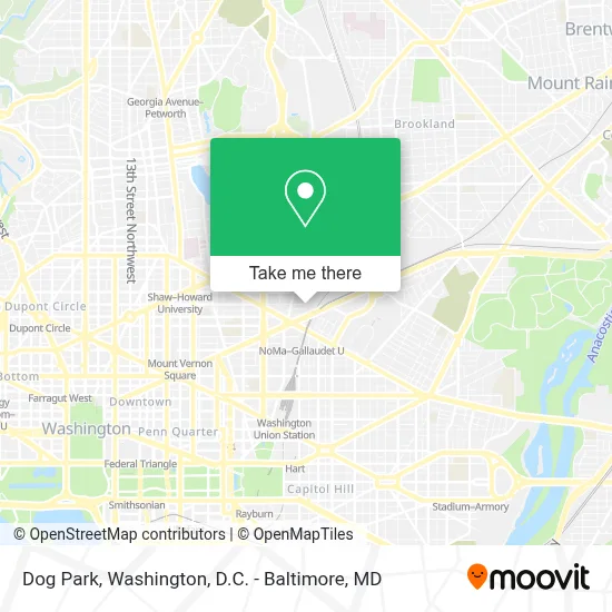 Dog Park map