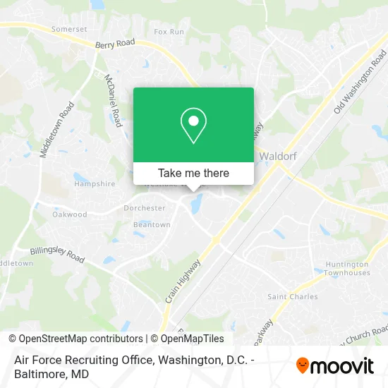 Air Force Recruiting Office map