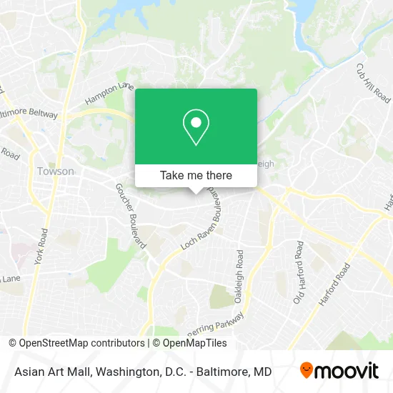 Asian Art Mall map