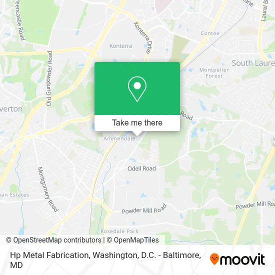 Hp Metal Fabrication map
