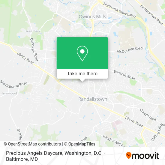 Precious Angels Daycare map
