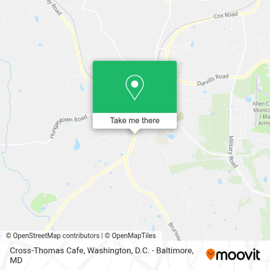 Cross-Thomas Cafe map