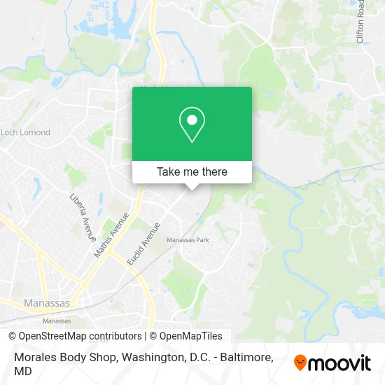 Morales Body Shop map