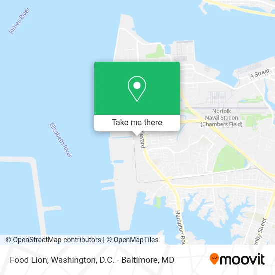 Food Lion map