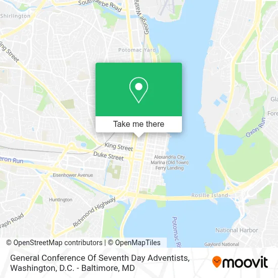 General Conference Of Seventh Day Adventists map
