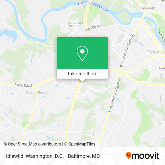 Idlewild map