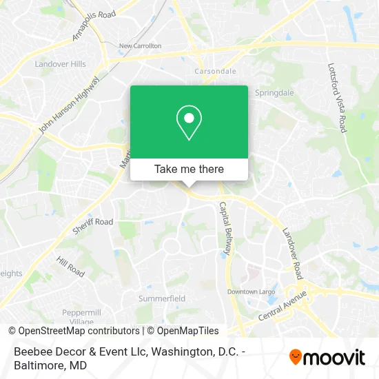 Beebee Decor & Event Llc map